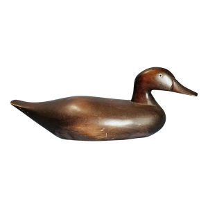 Vintage Carved Hardwood Duck Decoy