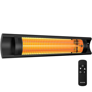 Terrasverwarmer 2500W 4 Standen Zwart