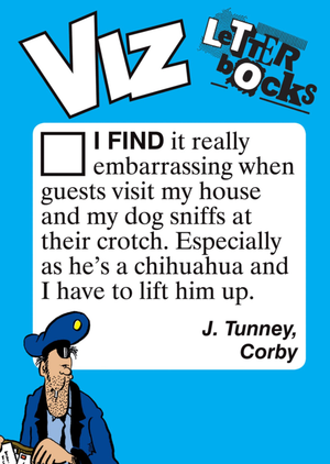 Moonpig Viz Letterbocks I Find It Really Embarrassing When Card