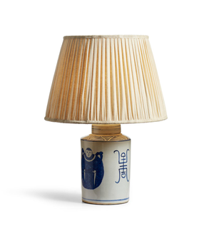 Wu Shou Table Lamp Base - Blue/White