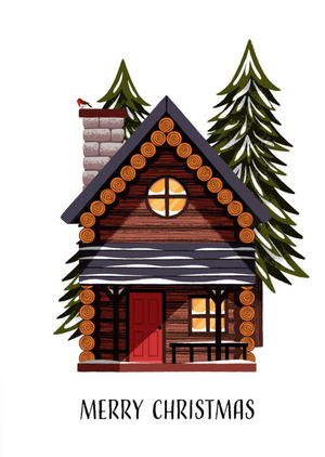 Moonpig Folio Merry Christmas House Card