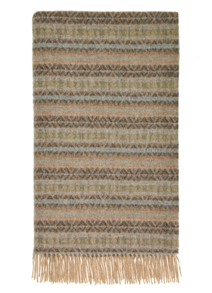 Patterned Wool Throw 140Cm X 185Cm