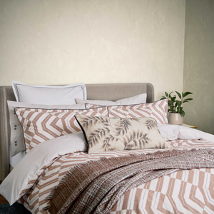 Osanna Duvet Cover SET, Charcoal & Tan