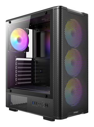 Antec VX310 ARGB ATX Mid Tower Gaming PC Case - Black - 0-761345-10232-2