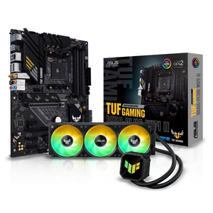 ASUS Upgrade Bundle – TUF Gaming B550-PLUS WIFI II AMD AM4 DDR4 ATX Motherboard & TUF Gaming LC III 360 ARGB AIO Cooler