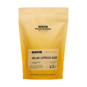 HAYB - kawa ziarnista Yellow Espresso Blend Natural, Washed 250 g (outlet)