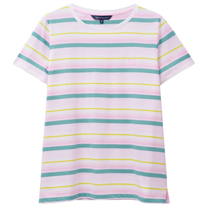 Womens Multistripe Short-Sleeve T-Shirt (Optic White/Multi)