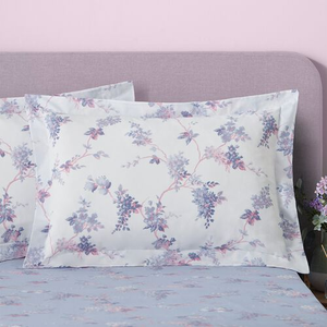 Wisteria Heather Oxford Pillowcase Pair - Lilac
