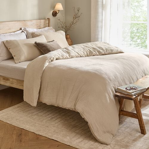 YARD DOUBLE DUVET COVER Lark Natural