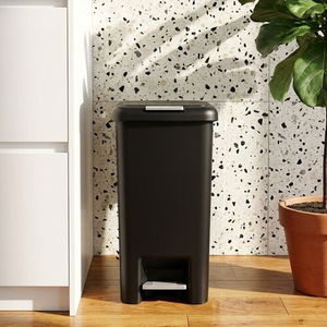 Storage Master 30L Black Pedal Bin