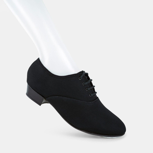 1st Position Boys Canvas Low Heel Oxford Tap Shoes