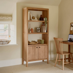 Corton Natural Oak Open Shelving Unit