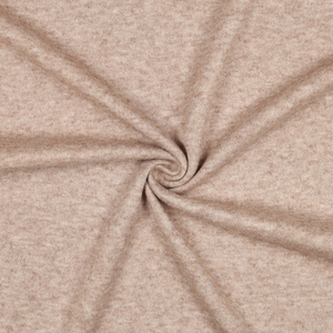 Tissu maille tricot mélangé - Canelle