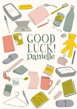 Moonpig Good Luck Card - Good Luck At University - Uni - University