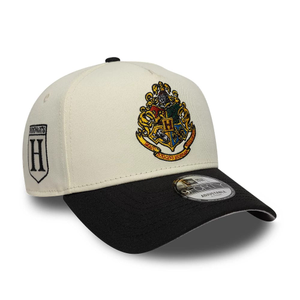 Harry Potter Hogwarts White & Black 9FORTY A-Frame Adjustable Cap