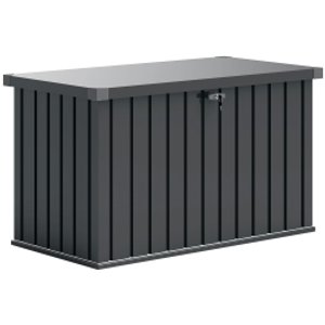 Outsunny 400L Galvanised Steel Garden Storage Box