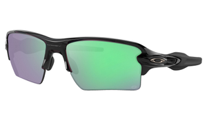 Oakley Flak 2.0 XL Prescription Sunglasses - Polished Black (Gunmetal Icon), Oakley Prizm Road Jade