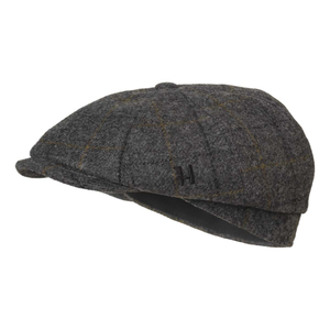 Benmore Baker Boy Cap - Charcoal Grey