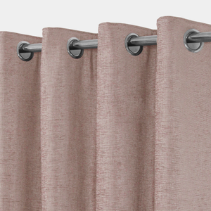 Belgravia Blush Blackout Ready Made Eyelet Curtains 9090