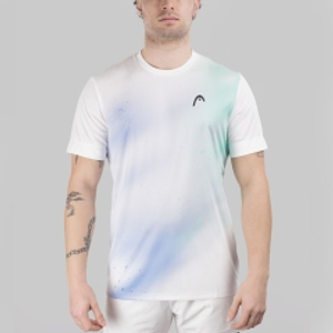 HEAD Topspin Maglietta - Turquoise/Print Vision