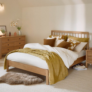 Corton Natural Oak Small Double Bed