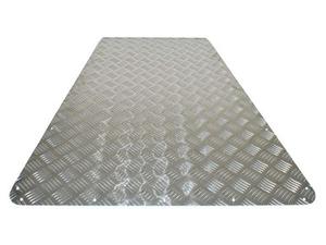DA2066 - Chequer Plate for Bonnet of Land Rover Defender up to 2006 - Natural Aluminium Finish