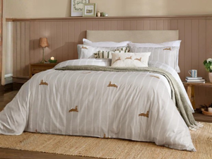 Wylder Ramble Hares Duvet Cover Set Sage