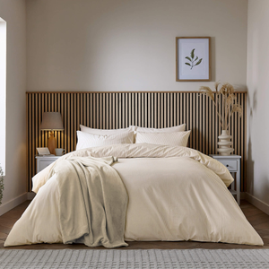 Twill Stripe Linen Kingsize Duvet Set
