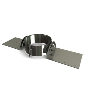 Dura Flue Roof Support in Stainless Steel - 200mm