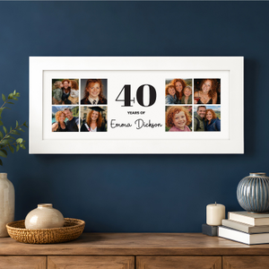 Photo Gift For Her 40th Birthday
