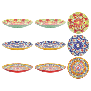 Tuscany II Assorted Set Of 6 22cm Plates