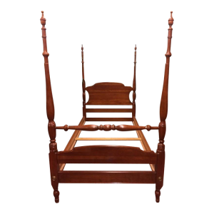 Vintage Twin Poster Bed, Ethan Allen Furniture