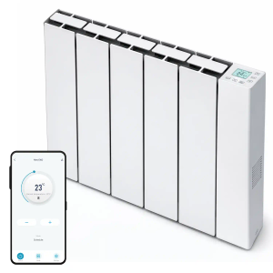 SolAire EXO Ceramic Core Electric Radiator | Aluminium Energy Efficient WiFi Controlled Heater - 1500W