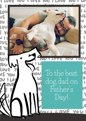 Moonpig Best Dog Dad From The Pet Father's Day Card