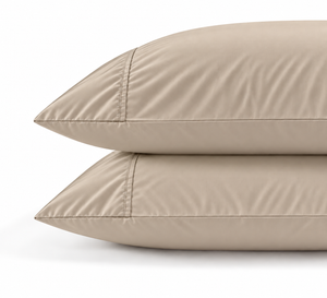 800 Thread Count Egyptian Cotton Pair (2 Pillowcases) of Grand Splendour Sateen Pillowcases - Oak