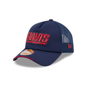 New York Giants NFL Sideline 2026 Dark Blue 9FORTY Apex Adjustable Cap