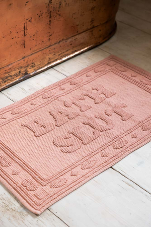 Bath Slut Blush Pink Bath Mat
