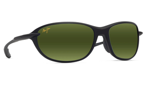 Maui Jim Ho'okipa Ultra R Prescription Sunglasses - Matte Black, Maui Jim Maui Ultra HT Photochromic (BiGradient Mirror)