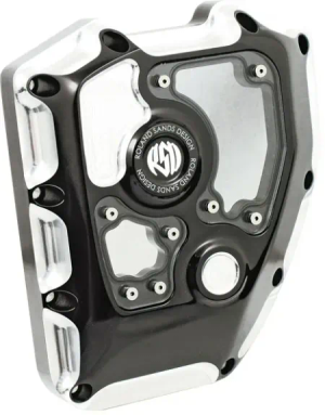 Roland Sands Design Clarity Cam Cover in Contrast Cut Finish For 2001-2016 Touring Models (0177-2005-BM)
