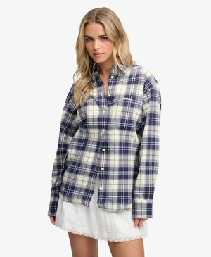 Geruite Flanel Relaxed Overhemd