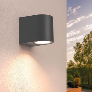 Dimmbare LED Wandleuchte - 3W - 2700K - Anthrazit