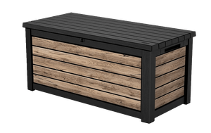 Coffre de jardin Signature 630L - Marron aspect Douglas