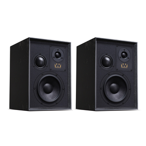 Wharfedale Super Denton Heritage Bookshelf Speakers - Black Oak