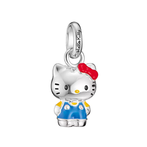 Connect Silver Plated Hello Kitty Blue Charm Pendant