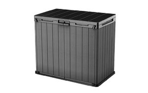 Coffre de jardin Store-It-Out Darwin - 1150L - Gris Aspect Bois
