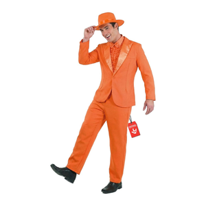 Men's Orange Suit Costume