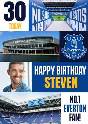 Moonpig Everton Fc Photo Upload Birthday Card