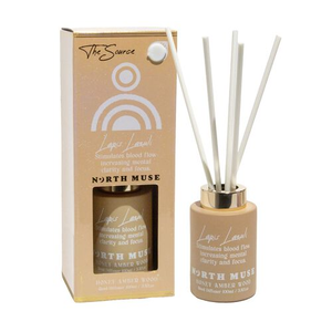 North Muse Honey Amber Wood Reed Diffuser 100ml