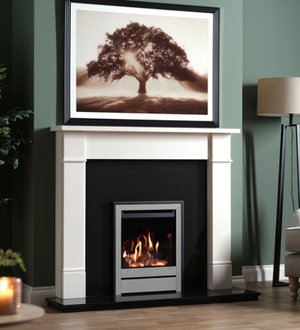 Brass & Black - Slide Control - 400 HE Gas Fire