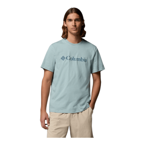 Mens Csc Basic Logo™ Short Sleeve Casual T-Shirt (Blue)